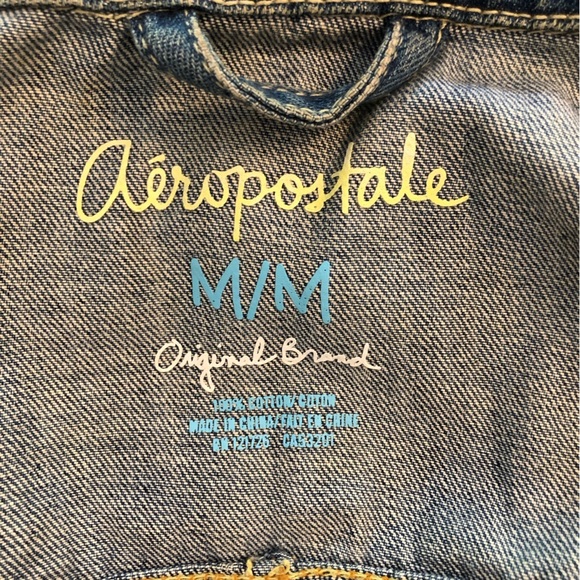 ⭐️2/$20⭐️ Aeropostale denim jacket size M - Picture 3 of 8